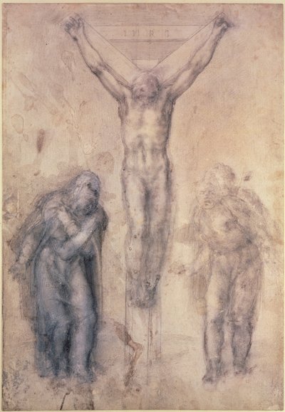 Study for a Crucifixion by Michelangelo Buonarroti